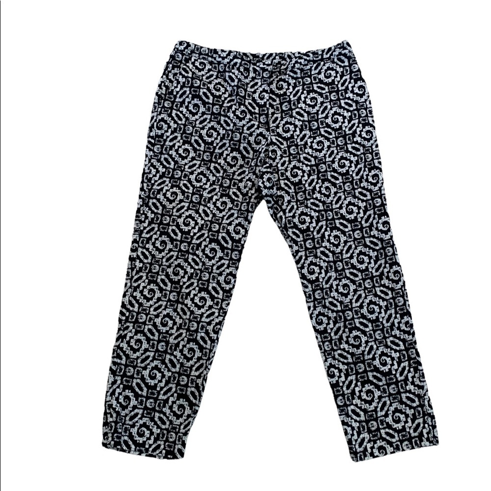 Ruby Rd. Black & White Capri Pants Size 4P